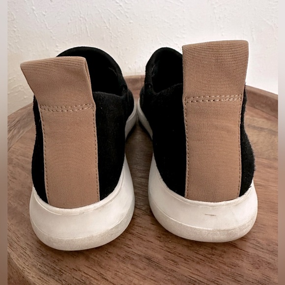 VIA SPIGA Womens Black Marlow Wedge Slip On Leather Sneakers US 5 | EUR 35 - Picture 4 of 6